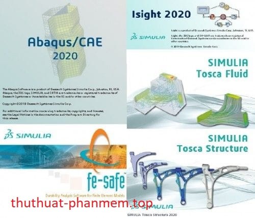 DS SIMULIA Suite (Abaqus / Isight / fe-safe / Tosca) 2020