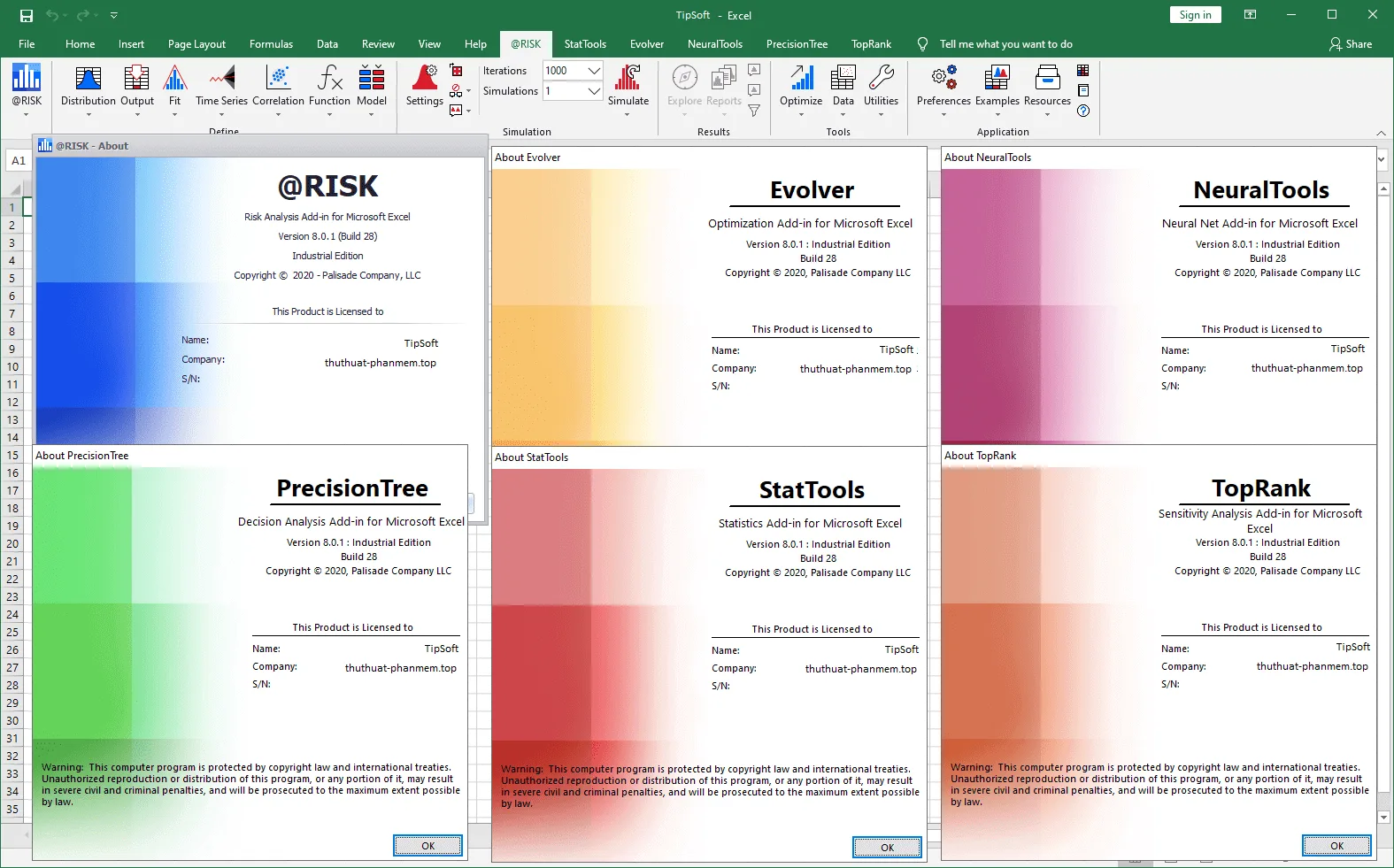 Download Palisade DecisionTools Suite 8.12.0 Industrial